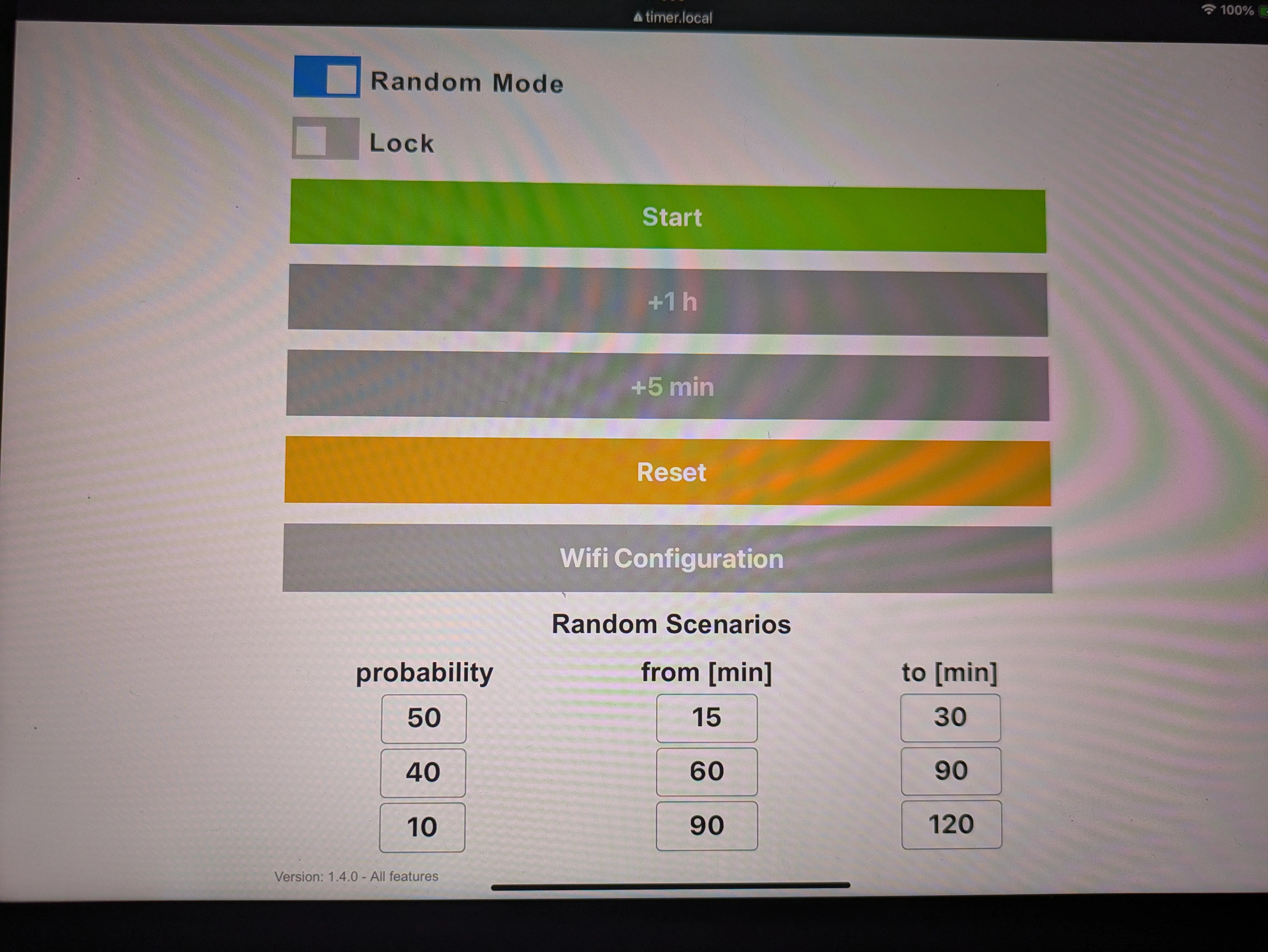 Got this very horny update for my magbound selfbondage timer...