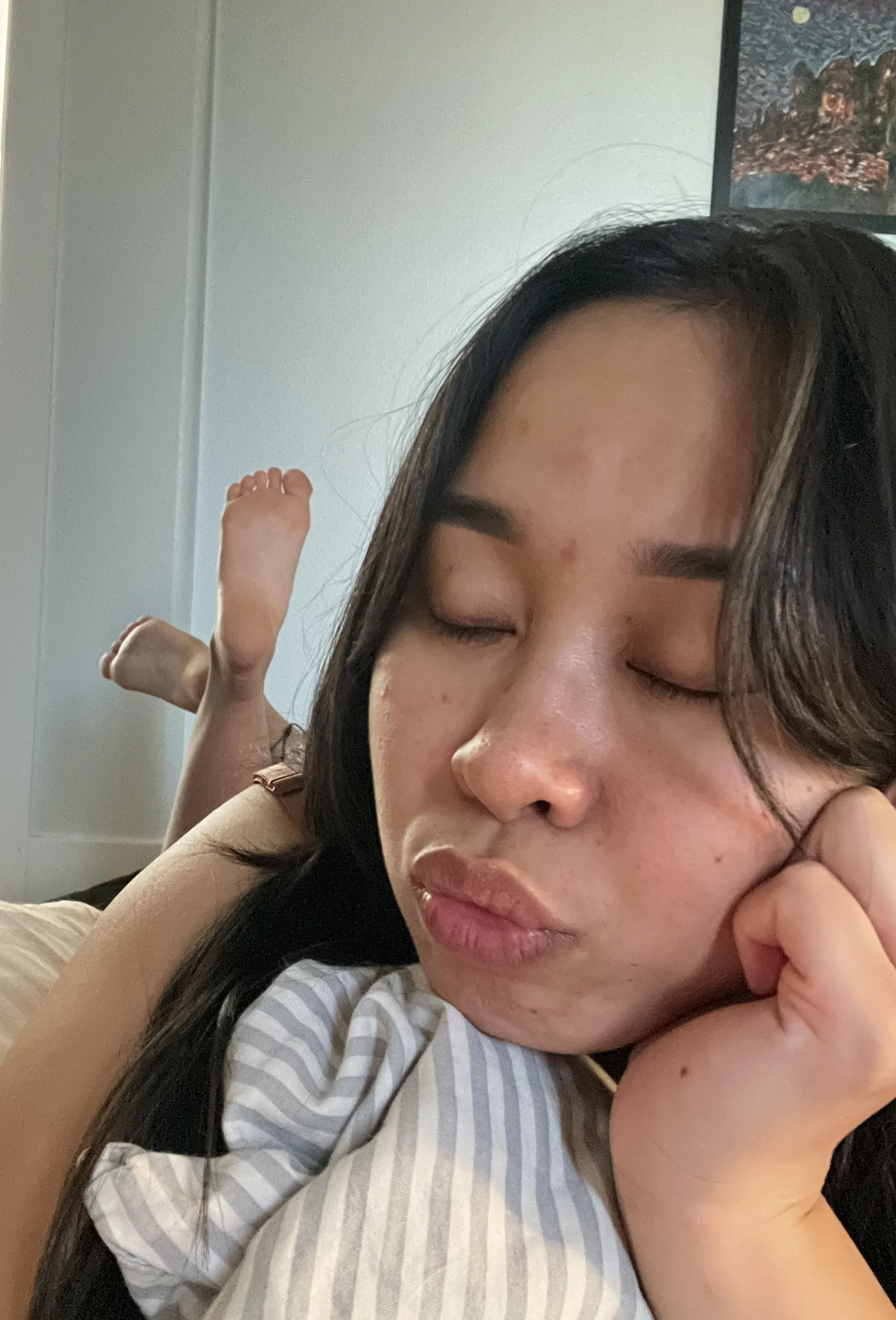 Hilarious how my Asian feet turn you on