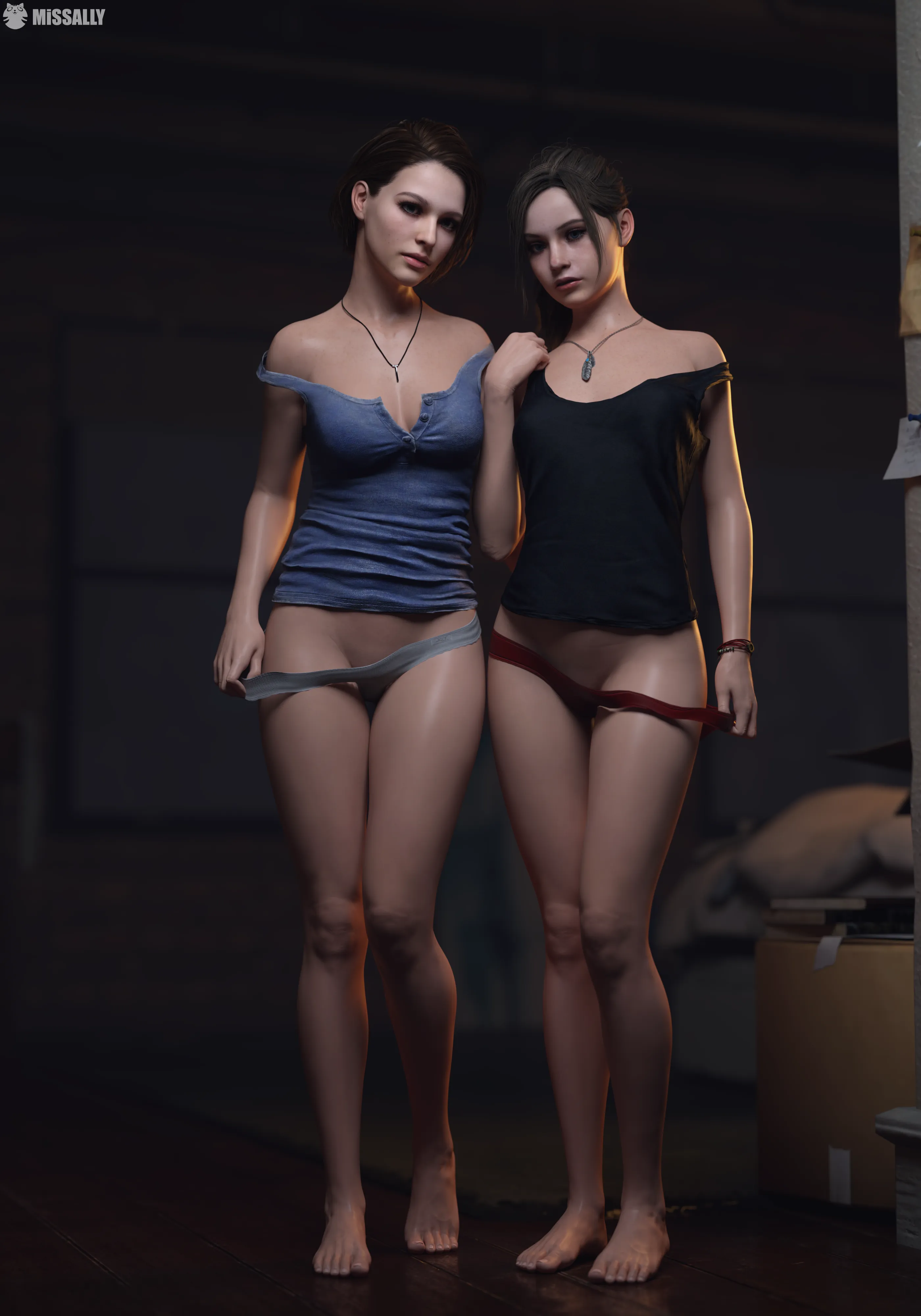 Jill Valentine and Claire Redfield (MissAlly)