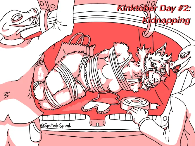 Kinktober Day #2: Kidnapping (SputnikSpunk / me)