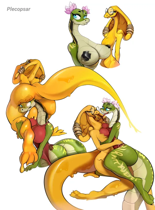 Master Viper and MajestyFora (plecopsar) [FF]