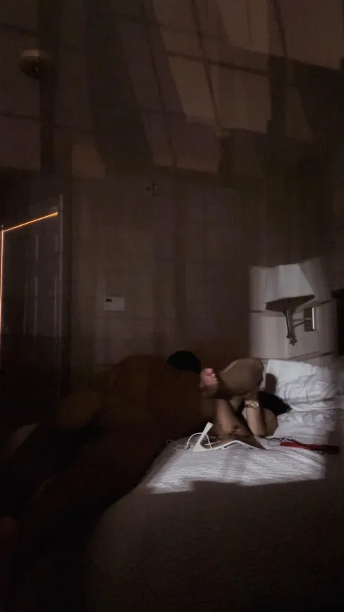 My husband had to use the restroom and we wasted no time!