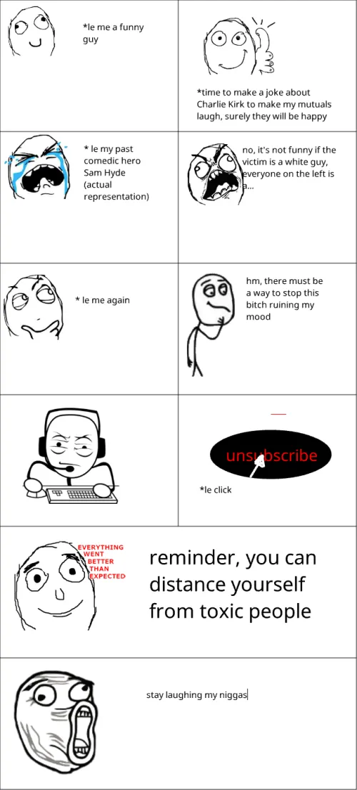 Never watch your heroes grow bitter