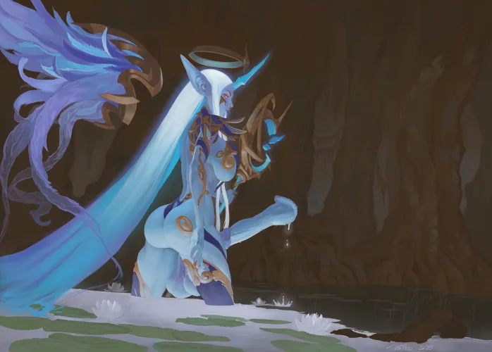 Soraka caught you peeking. (Santafire)