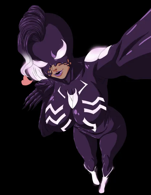 Symbiote Sombra kiss