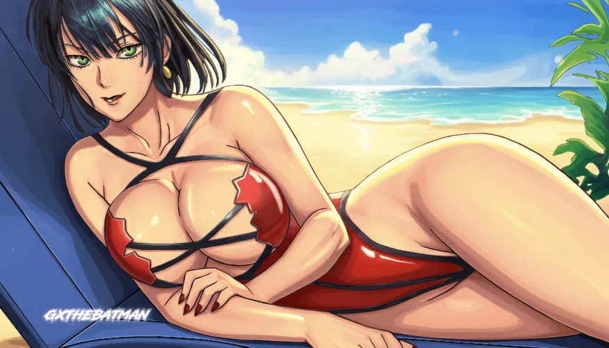 Fubuki at the beach [One Punch Man]