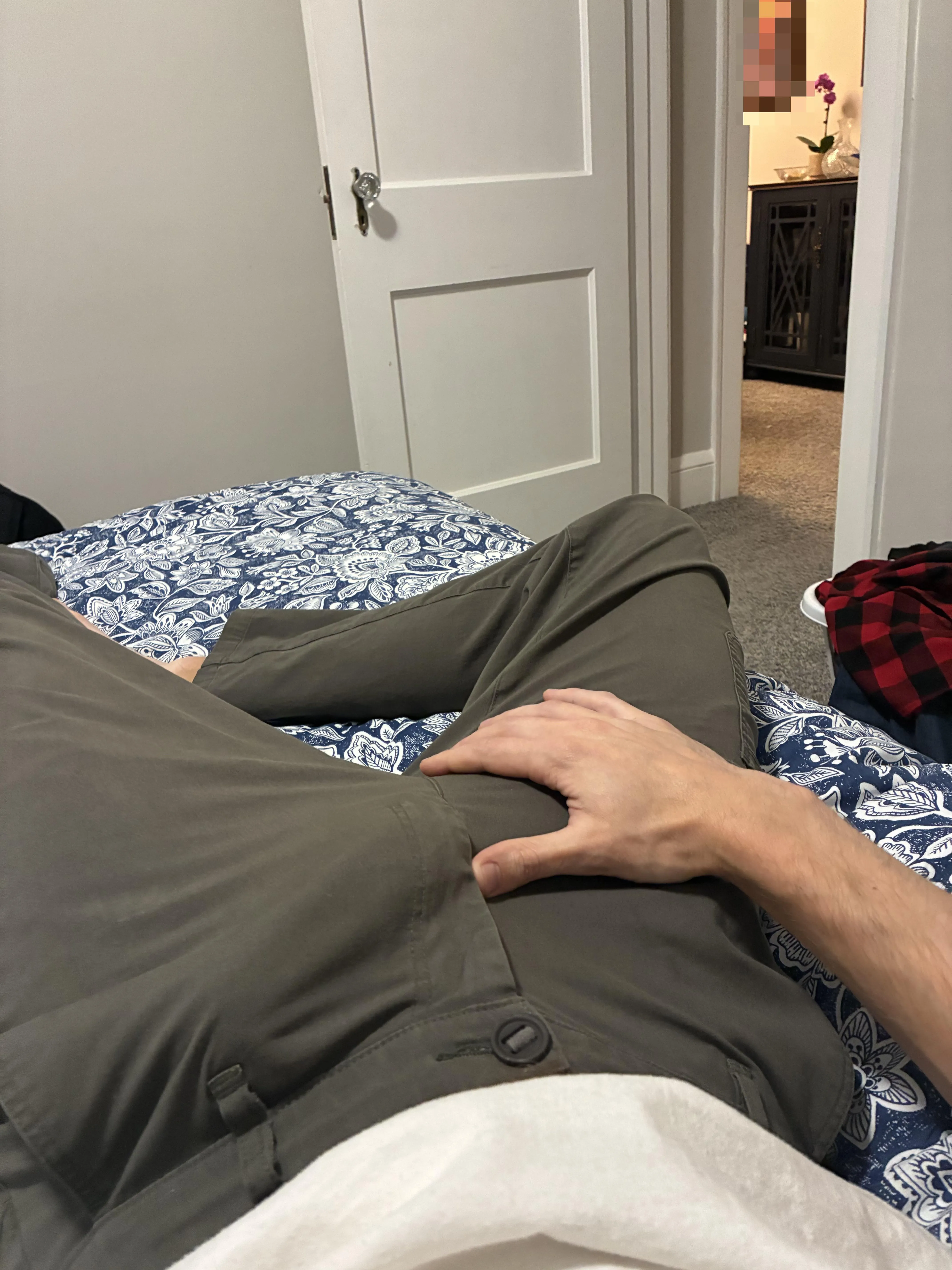 Wife is having a dinner party just outside 🤭 (m)