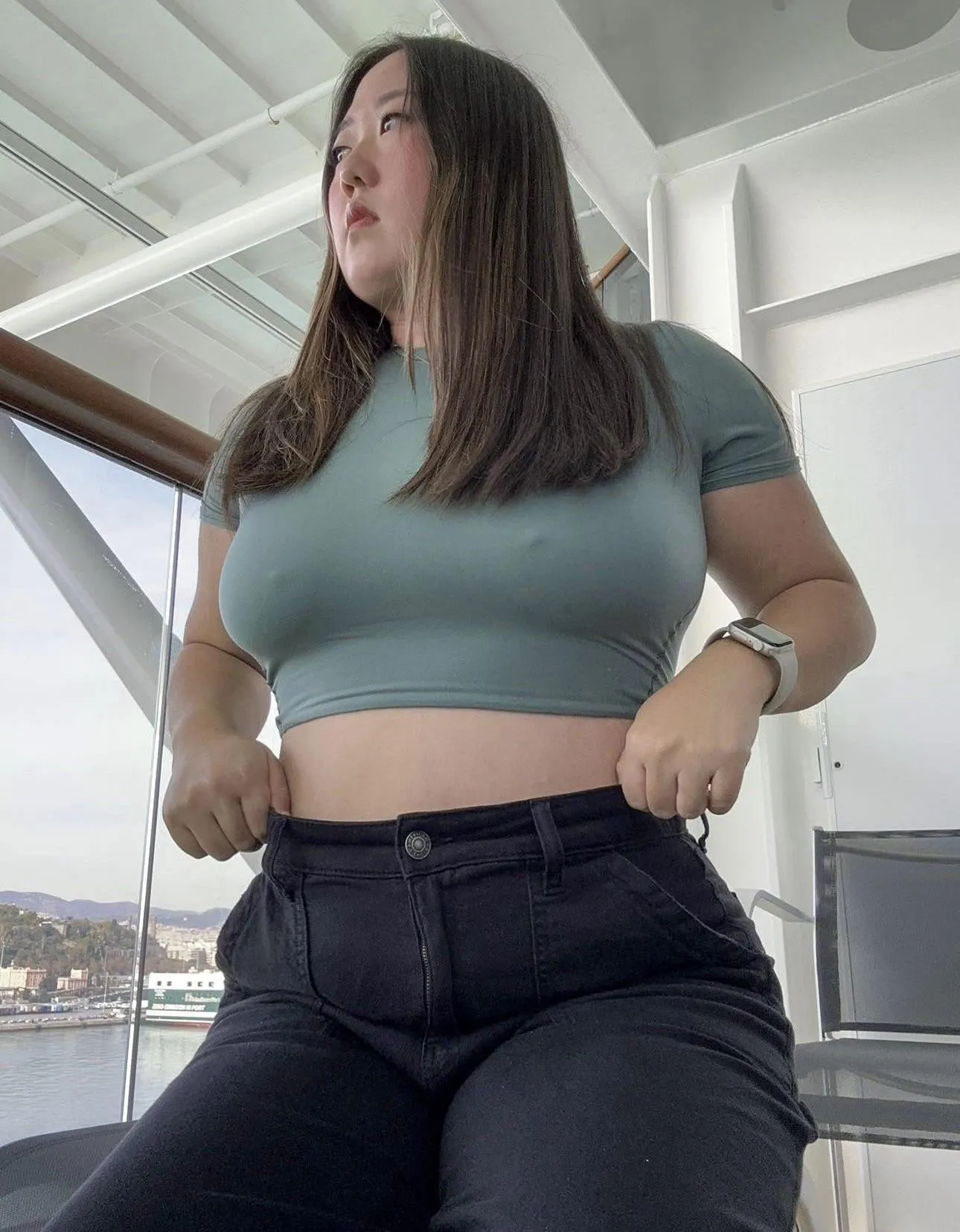 I basically live on a cruise ship