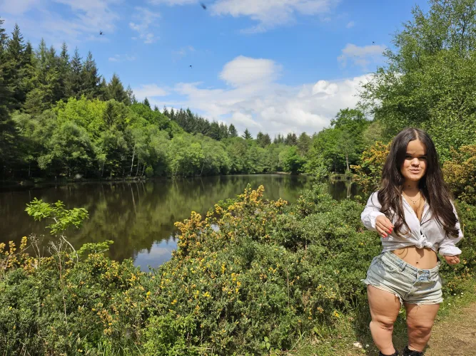 If you cum down to the woods today