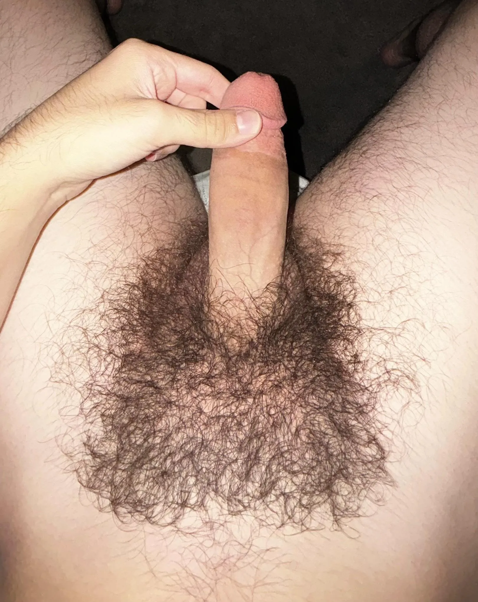 All this hair makes my cock super musky