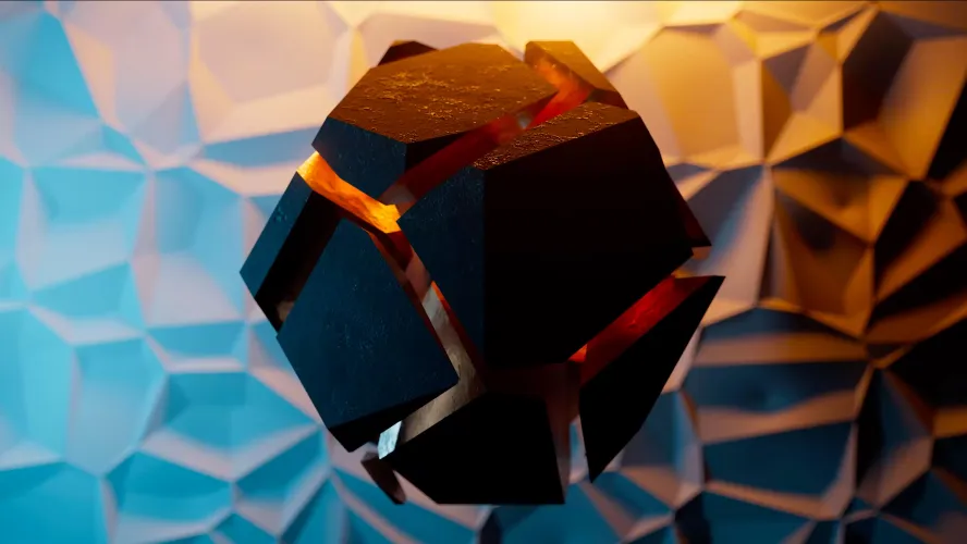 Copper Geode | Me | 2025 | I also have an animated version of this in the comments