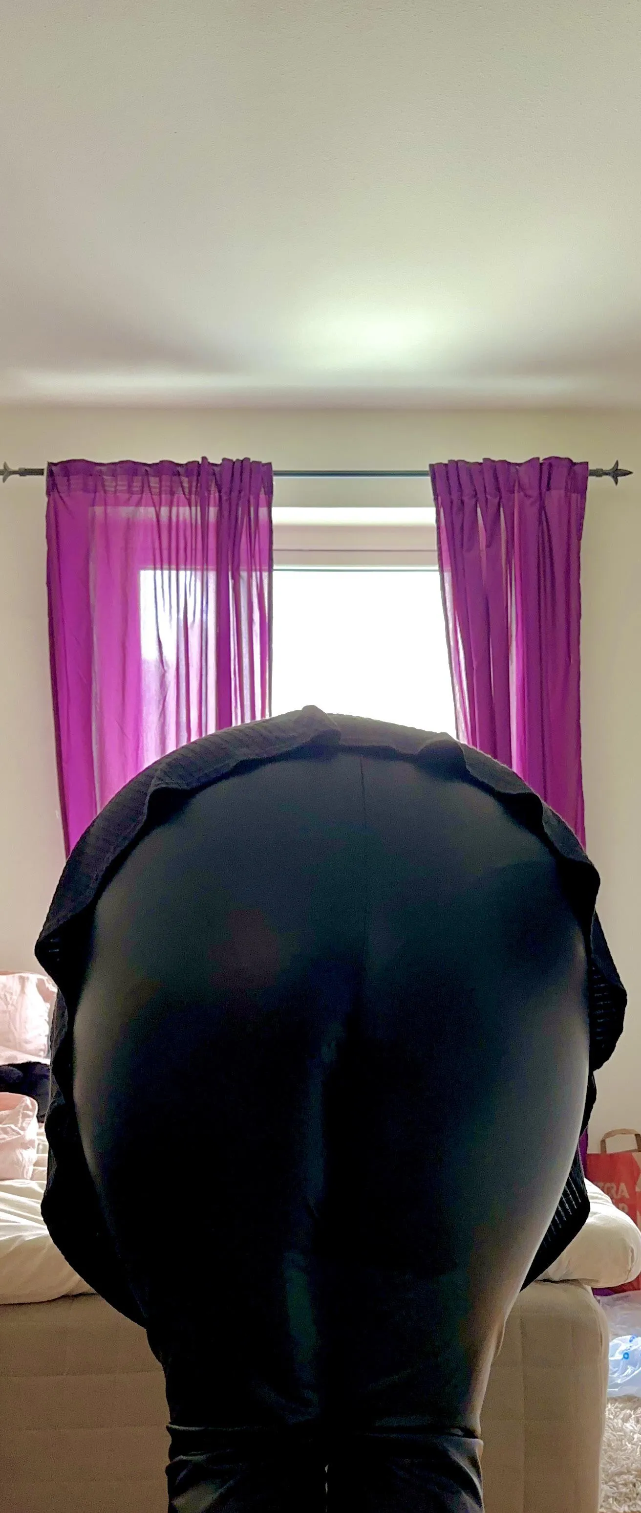 Daddy gave me permission to show you my shiny leggings