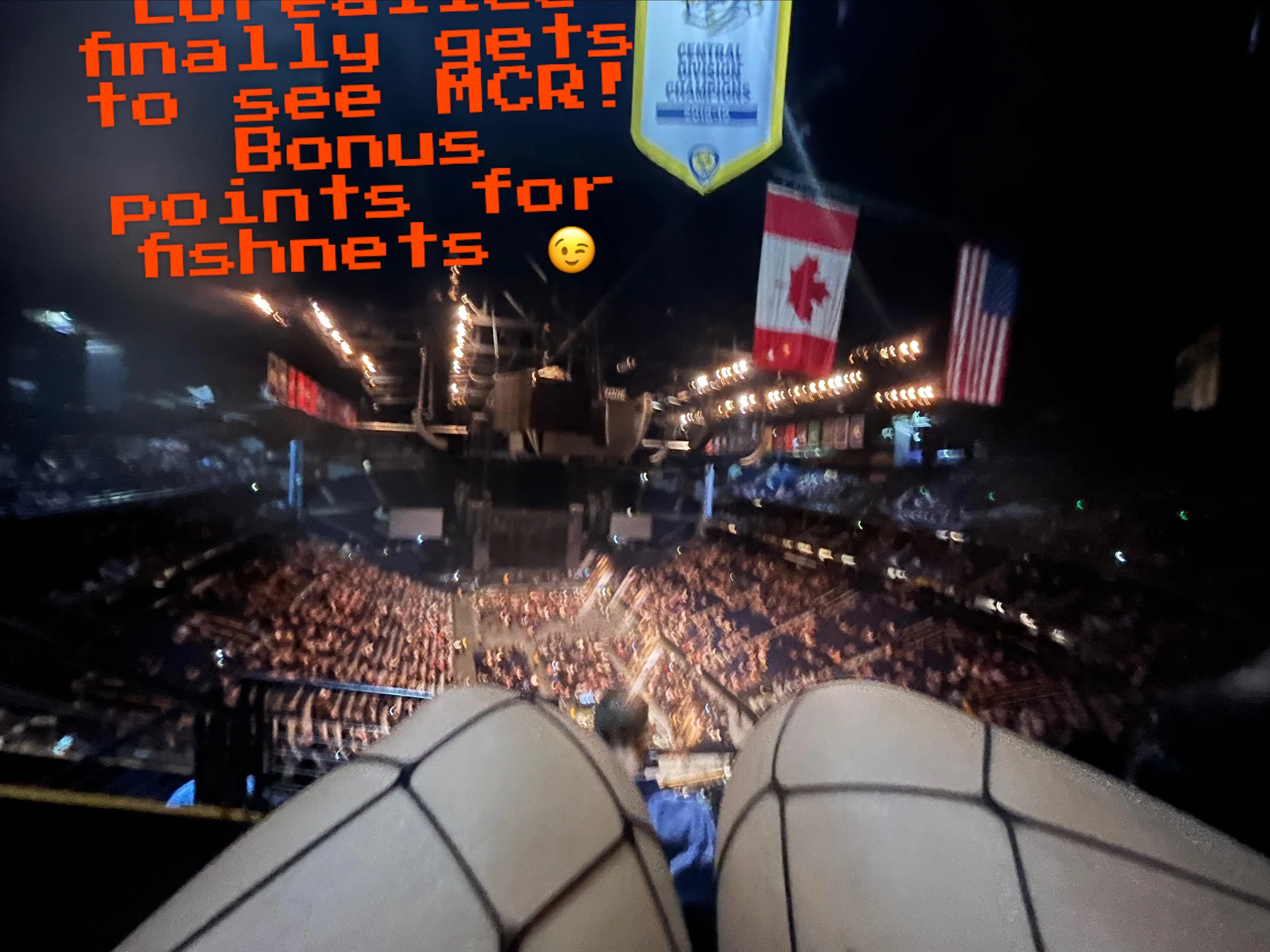 Fishnets at the MCR show!