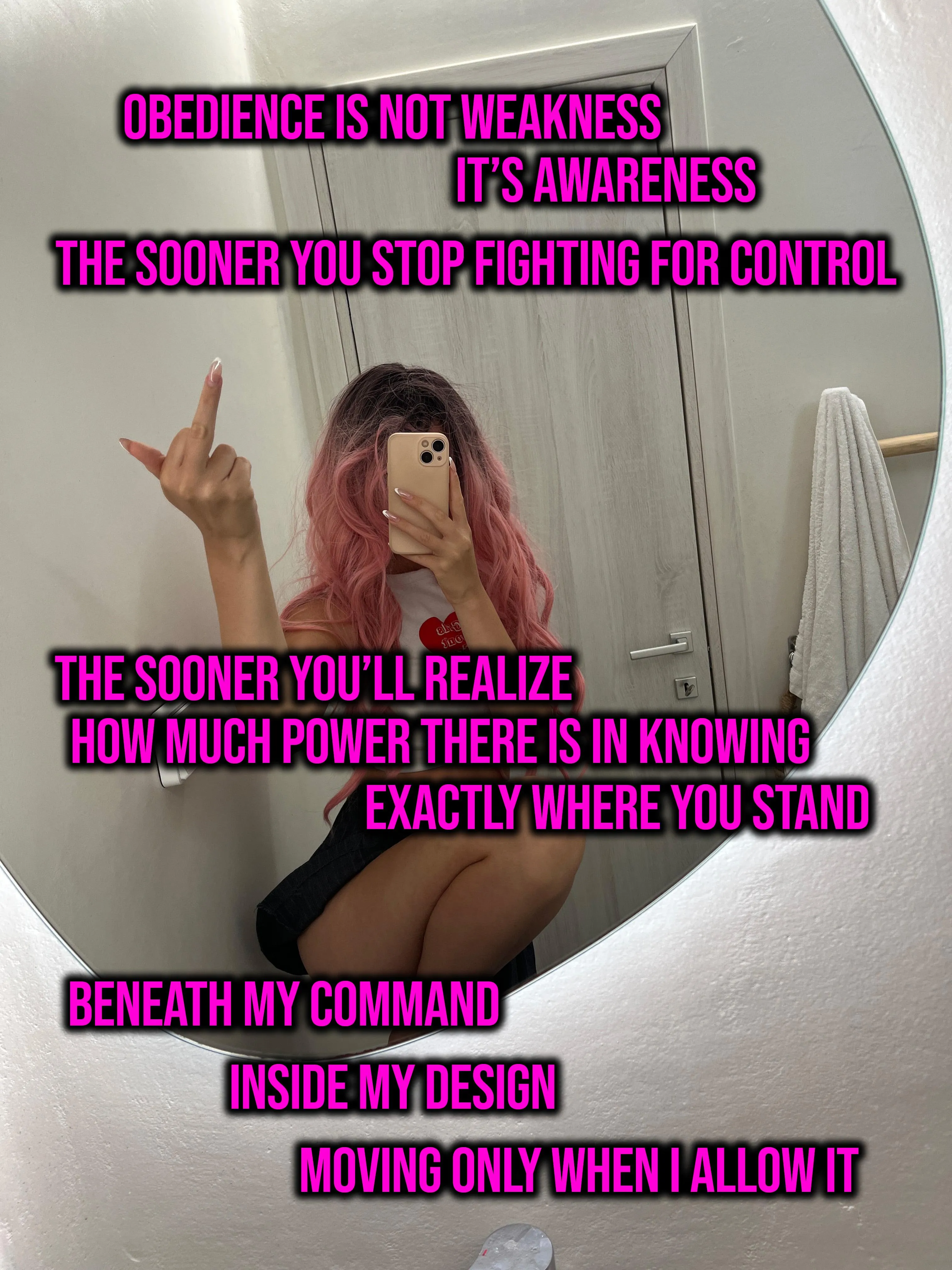 Get used to my power 🖕🏻 [oc] [imagefap: princessdollmie]