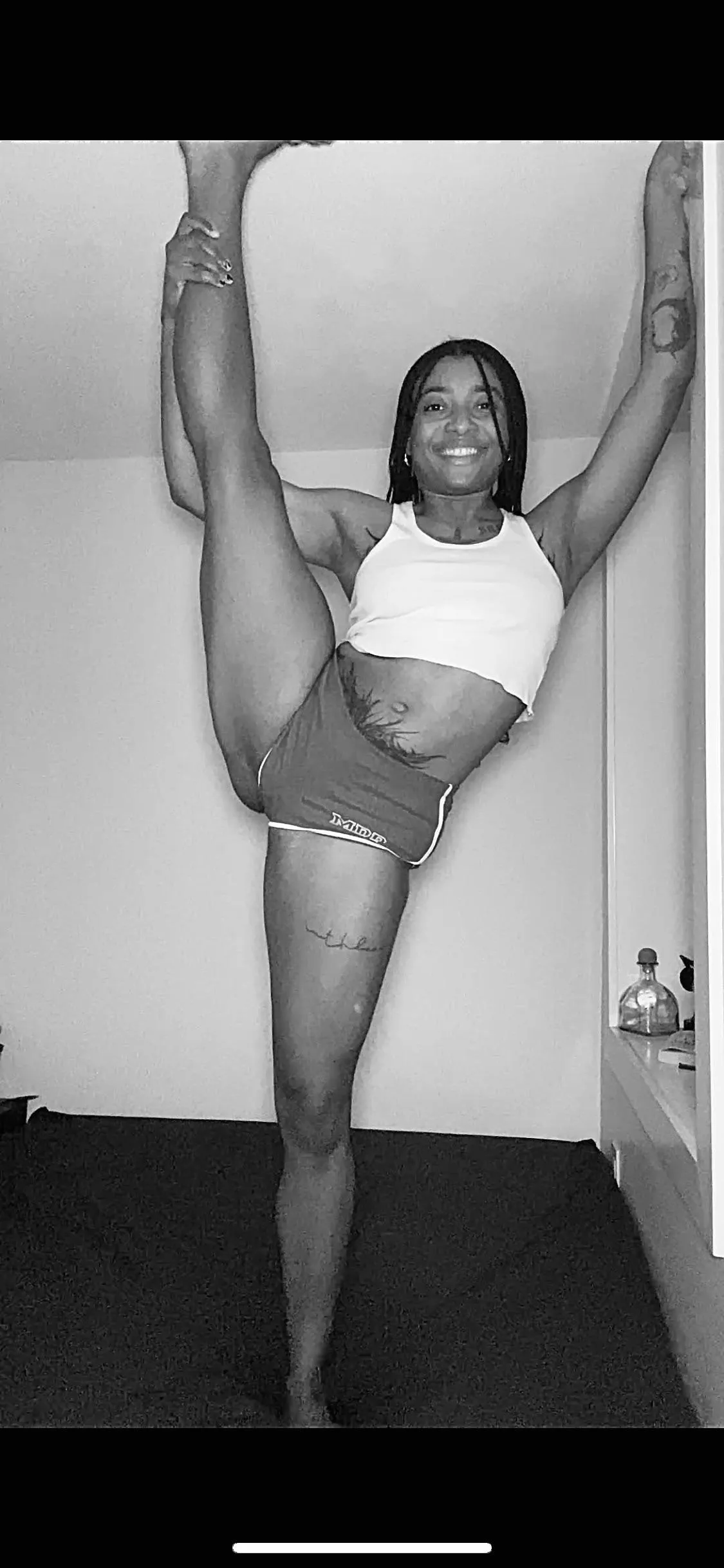 getting some daily stretches in (oc)