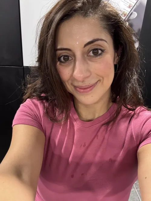 Hope you don’t mind the beads of sweat on my face