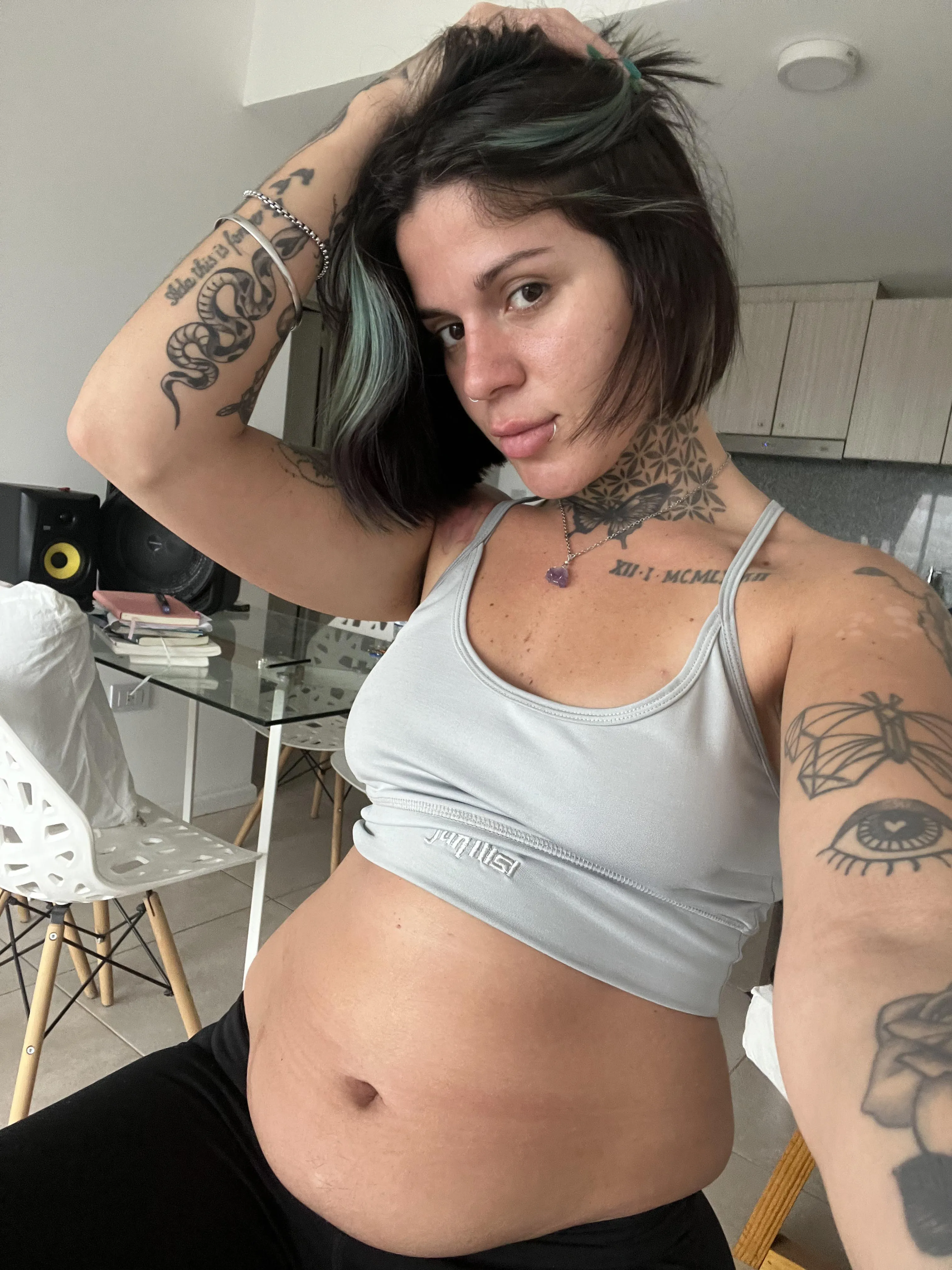 I hope you can hold my big soft belly in your hands