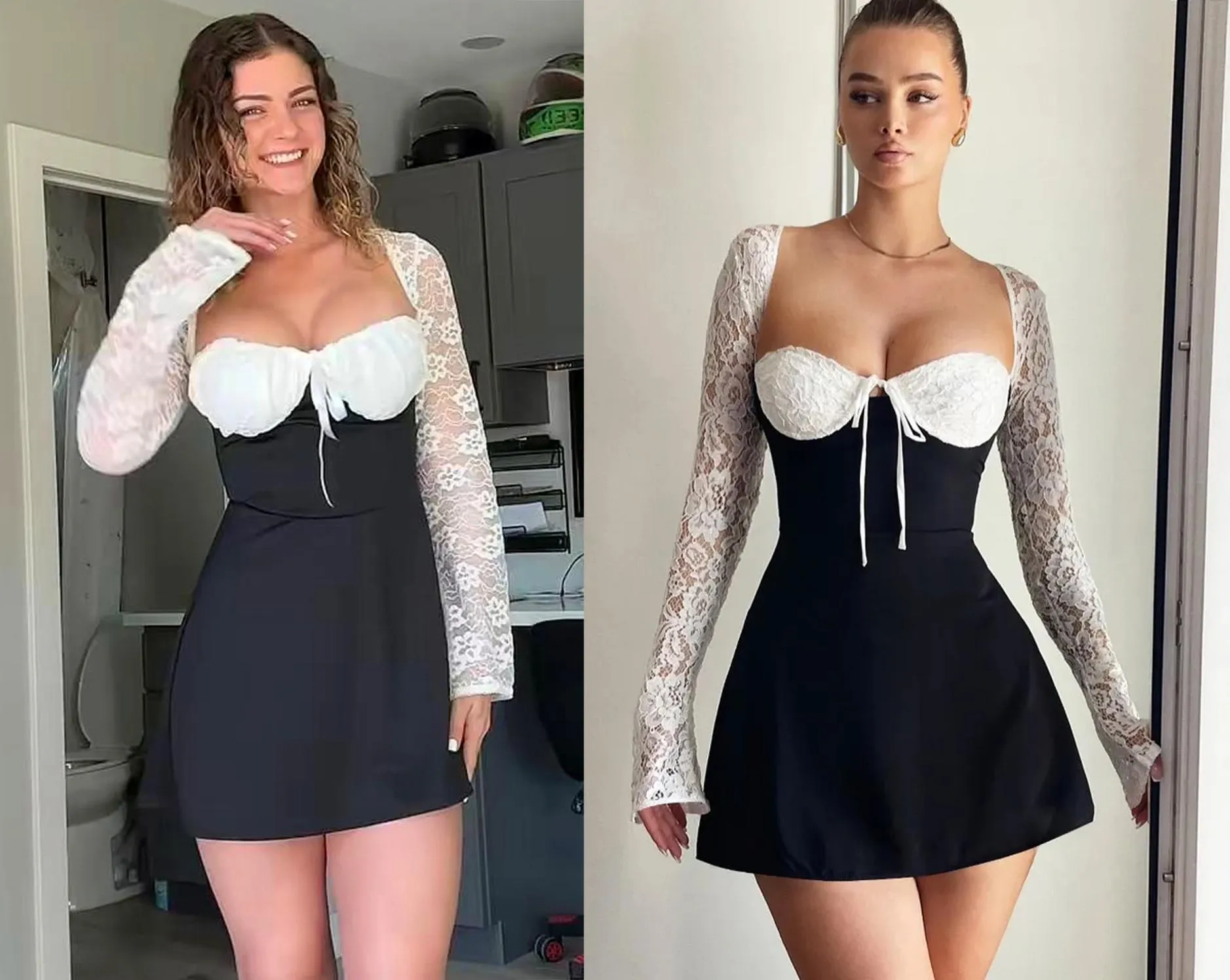 Left vs Right (BTW anyone know who the girl on the left is?)