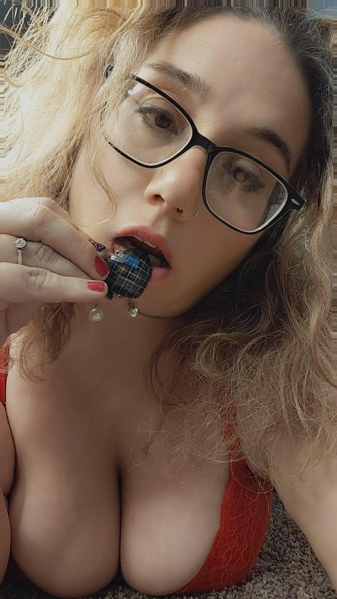 Like a apple take a bite