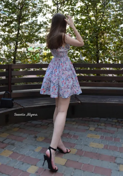 My cute floral sundress 🪻