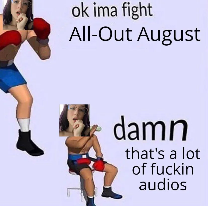 No Reddit audios this week because I'm swamped with recordings, go give my recent [FF4M] audio a listen if you're missing me!! 💙