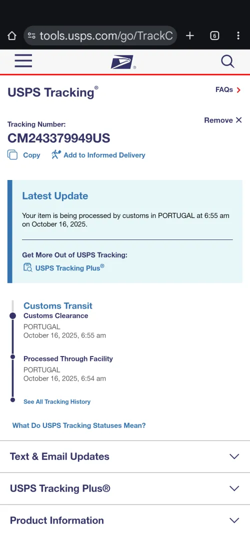 5 days and the package doesnt move. Sensual Extensions where is my refund?