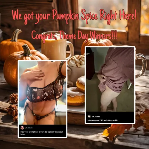 Congrats to our Thursday Theme Day Winners -- u/KJ13116 and u/TheMrsEC!