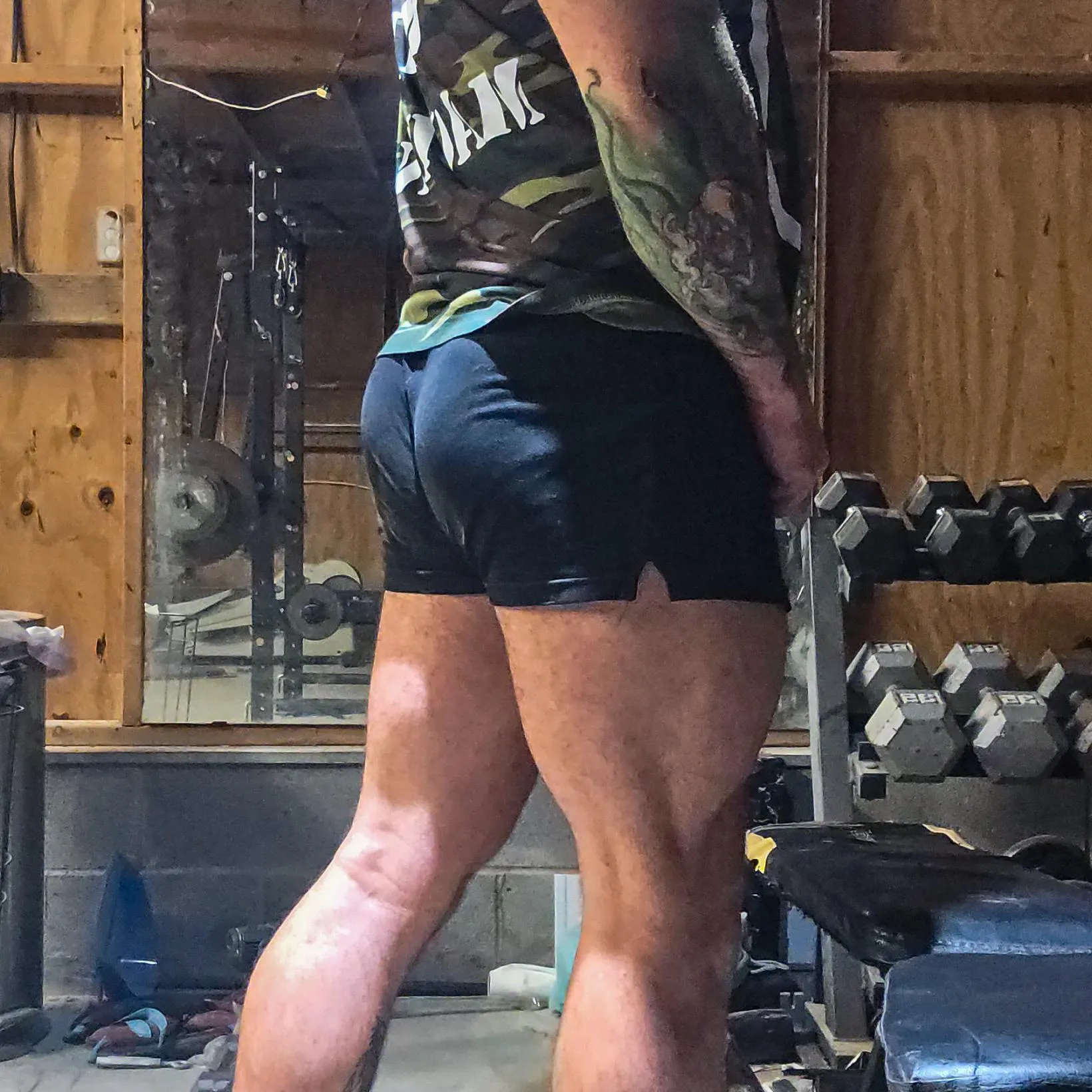 Hitting that booty-fluencer pose for ya