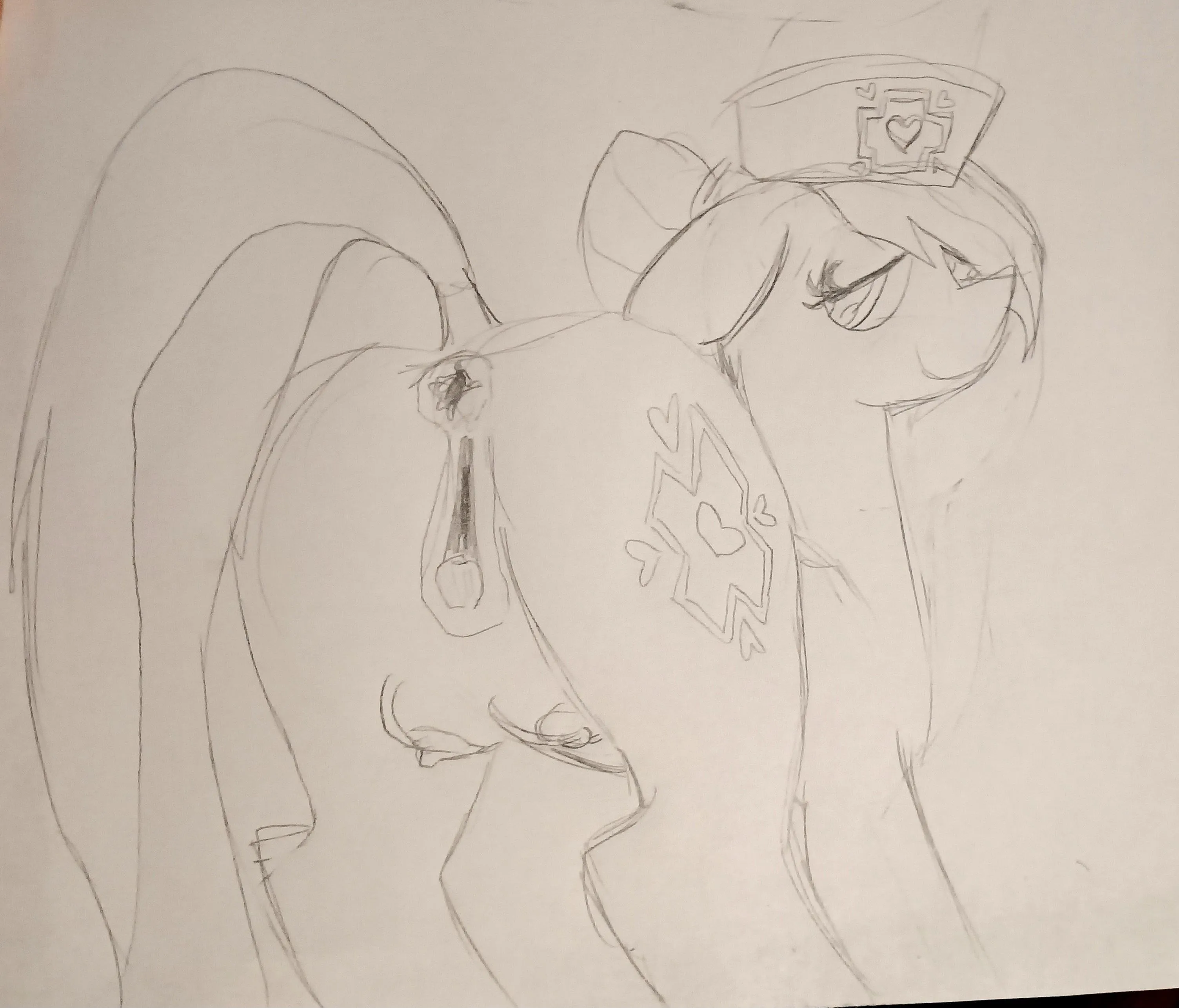 Nurse redheart doodle (by me)