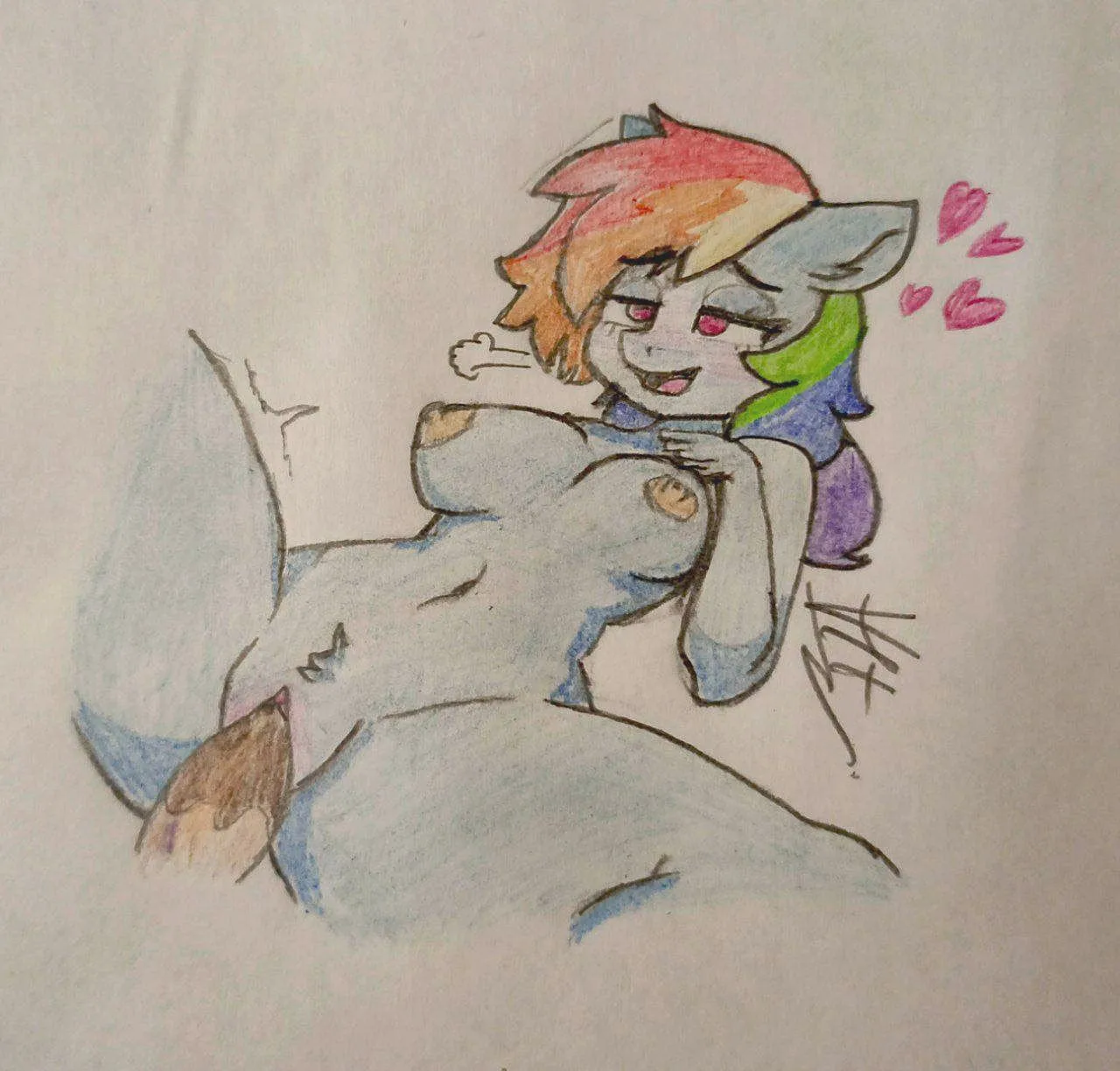 the twenty-third time I drew something like this (I bought colored pencils)