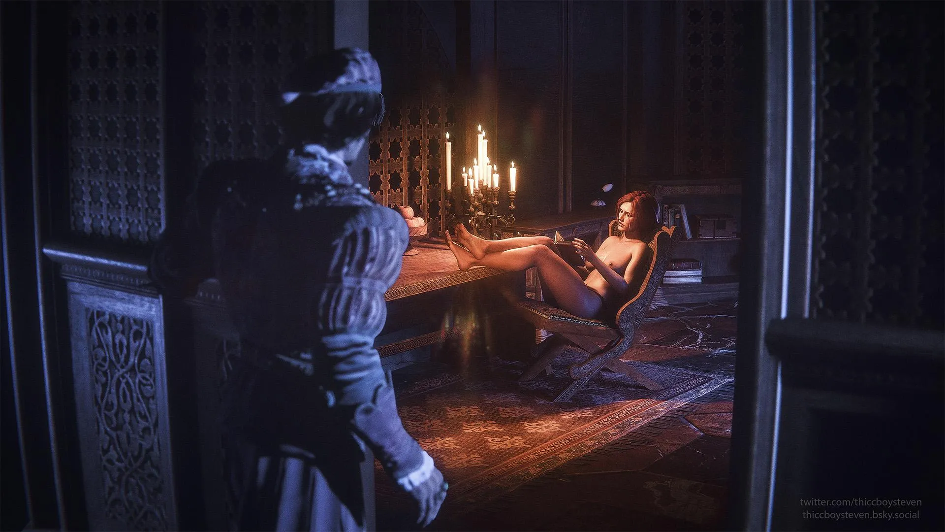 Triss - Late Night Reading (Thiccboysteven)