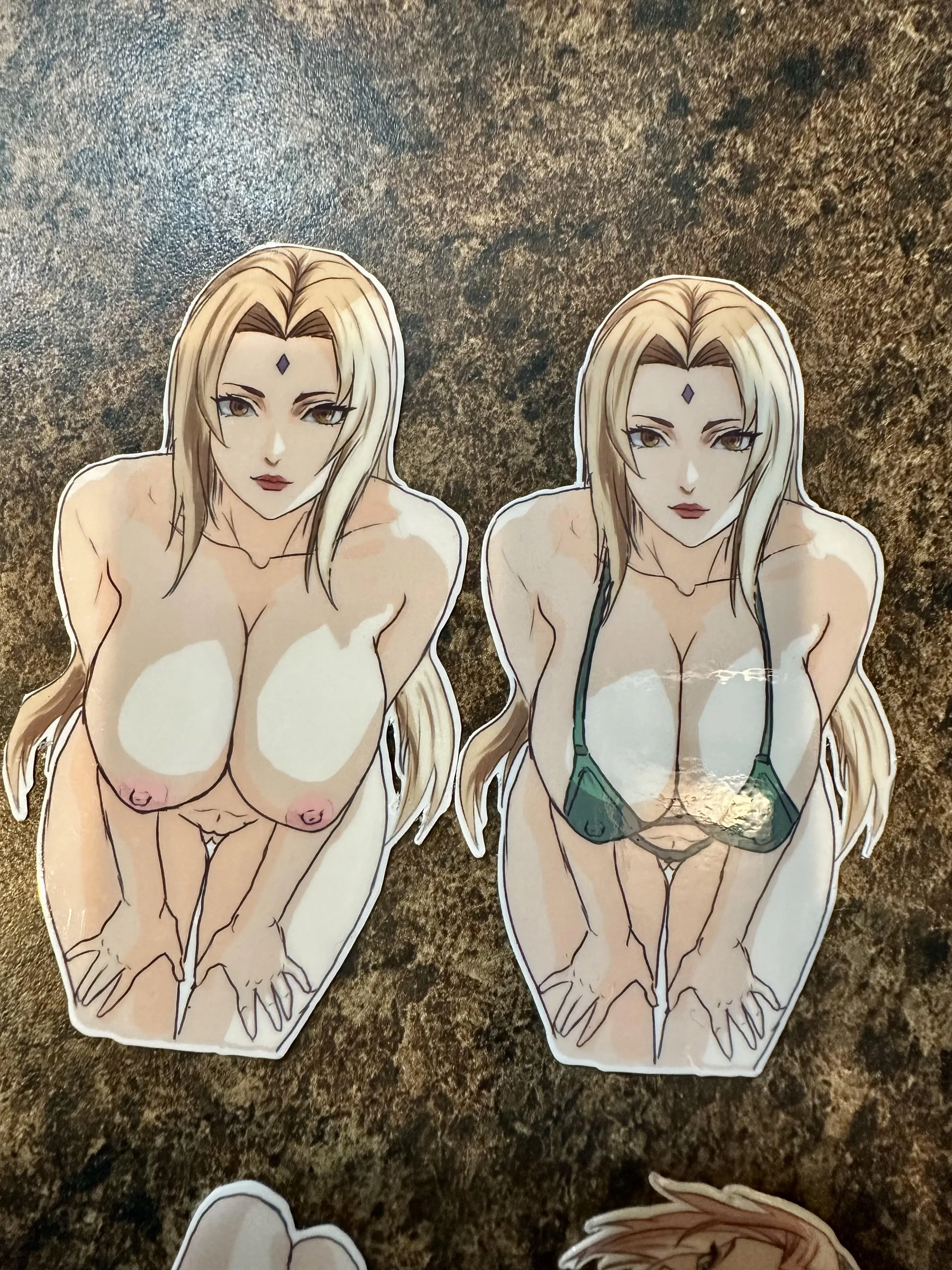 Some of my sticker art tsunade (waifustickiesshop)