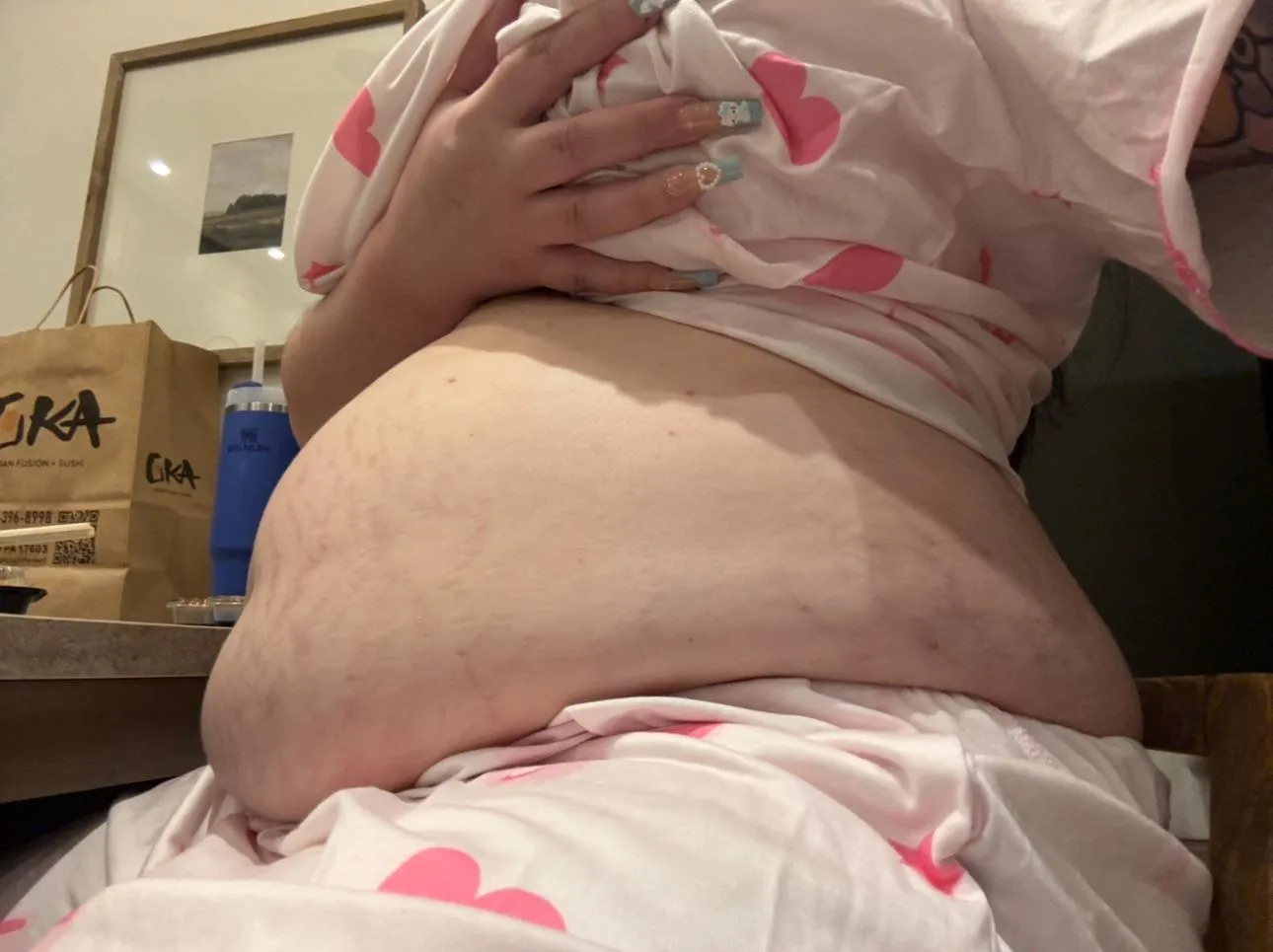 Would you still fuck a girl with a big belly?