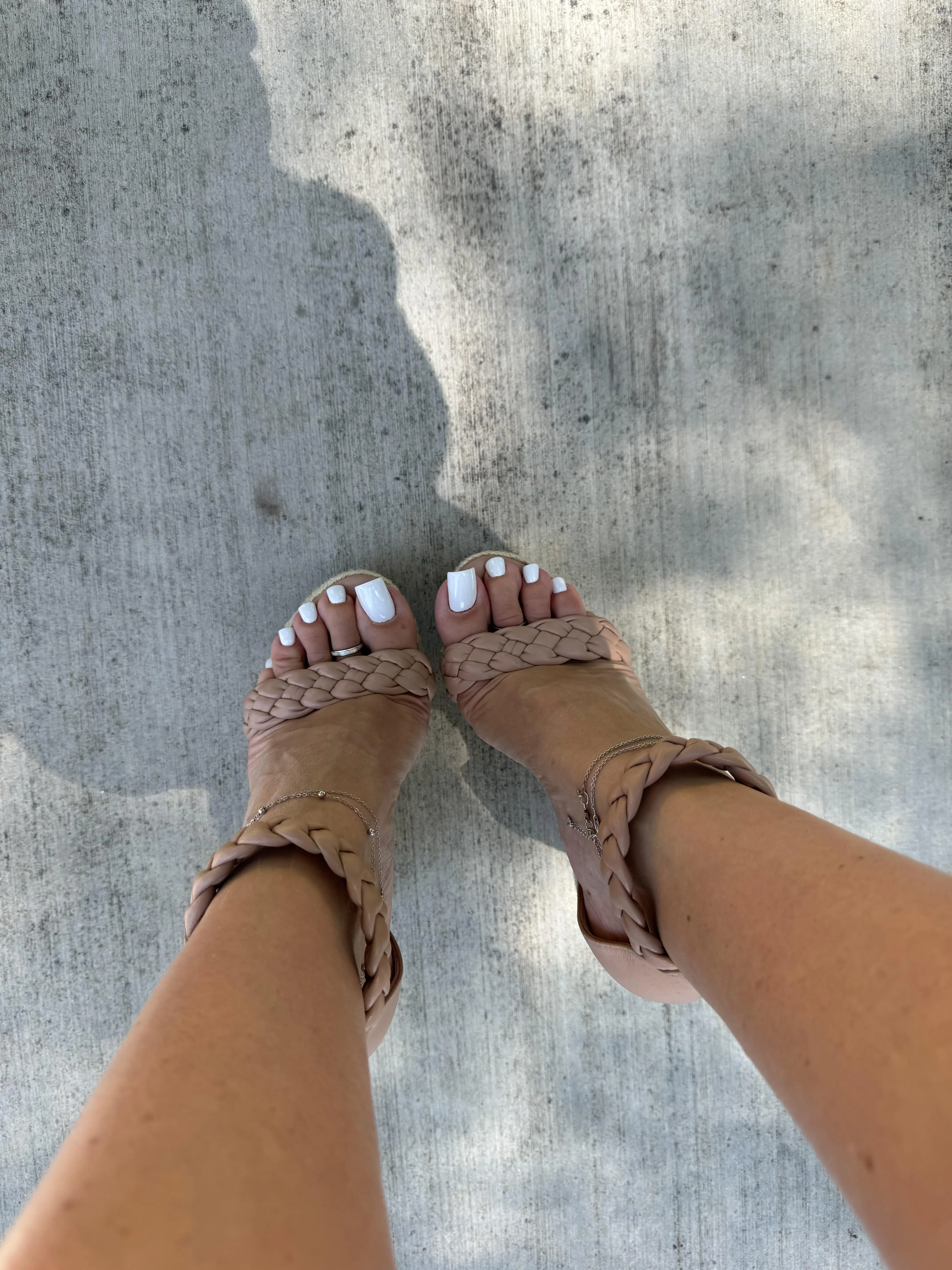 Can't get enough of my white toes, can you? 😍