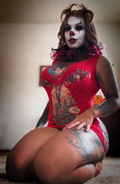 I can't stop clowning around