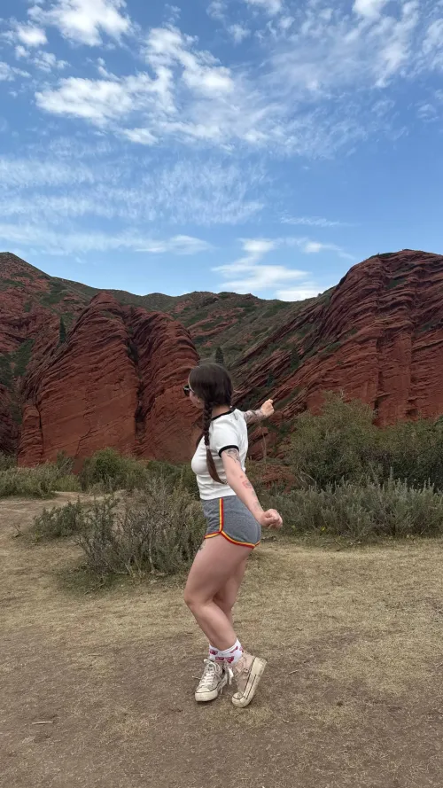 I decided to go for a walk in my shorts