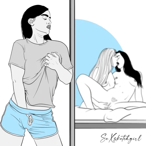 Peeping (by Sexsketchgirl)