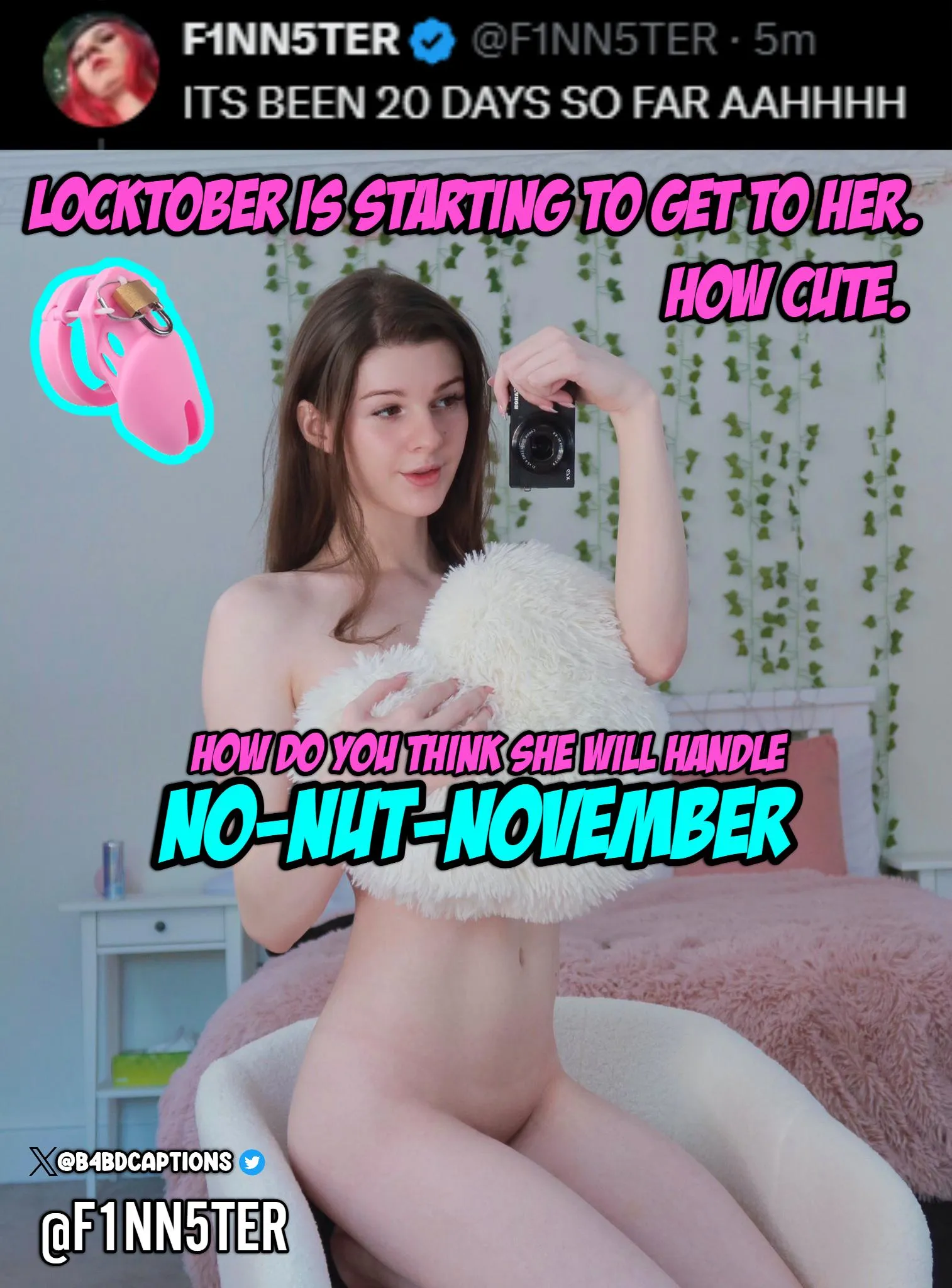 Will she handle NNN? 🤭