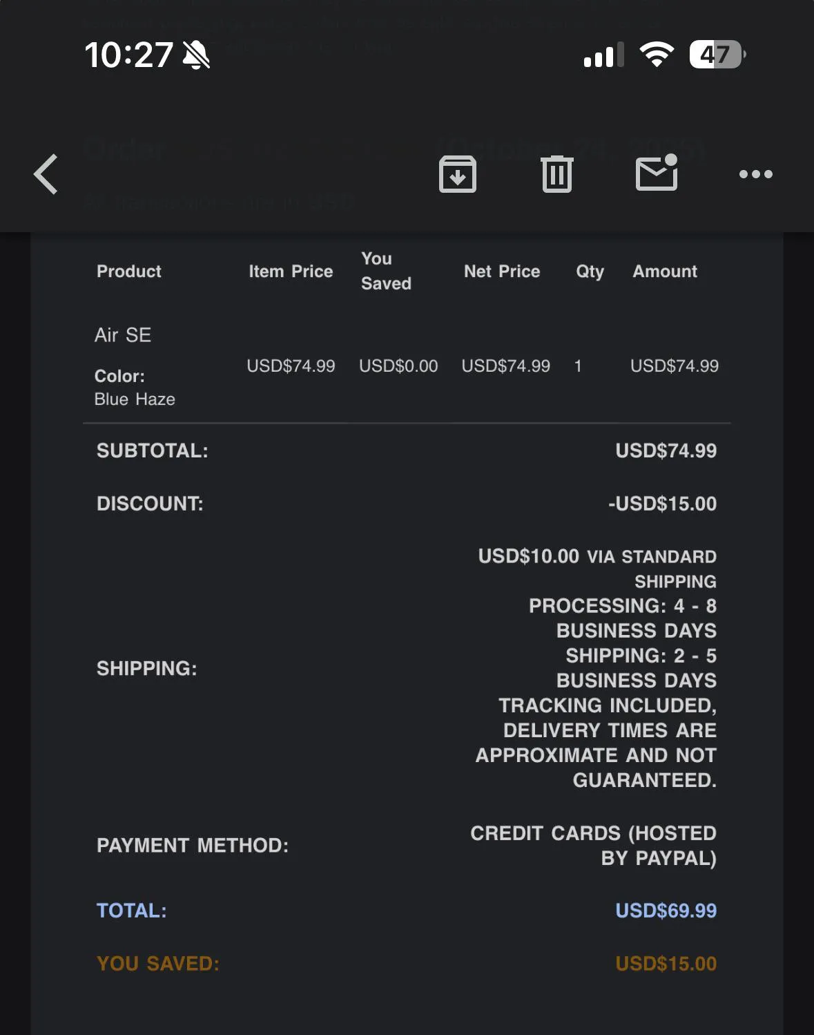 Couldn’t pass it up for $70 including shipping