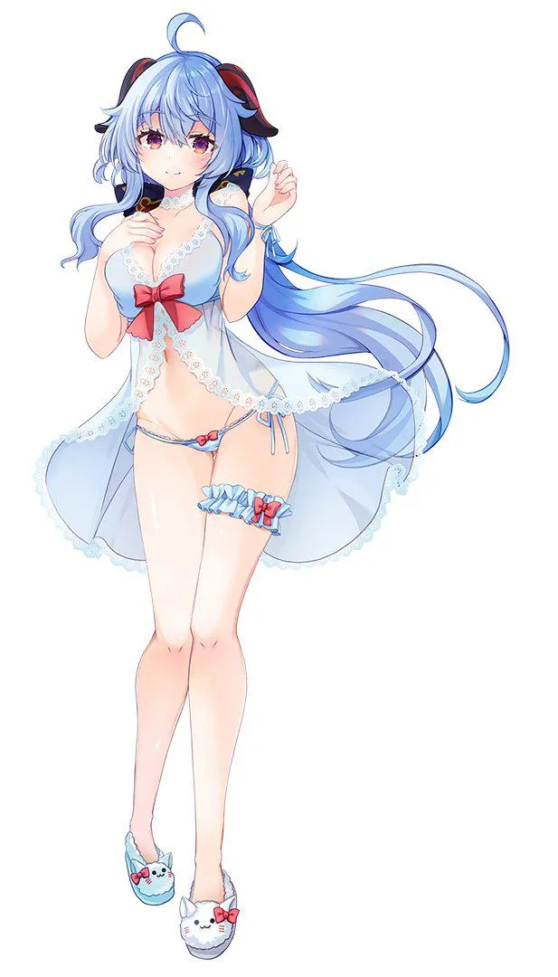 Daily Ganyu Lewdie #1390 NightWear