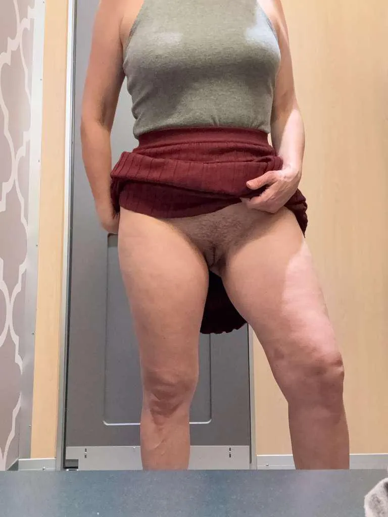 I'm notorious in changing rooms