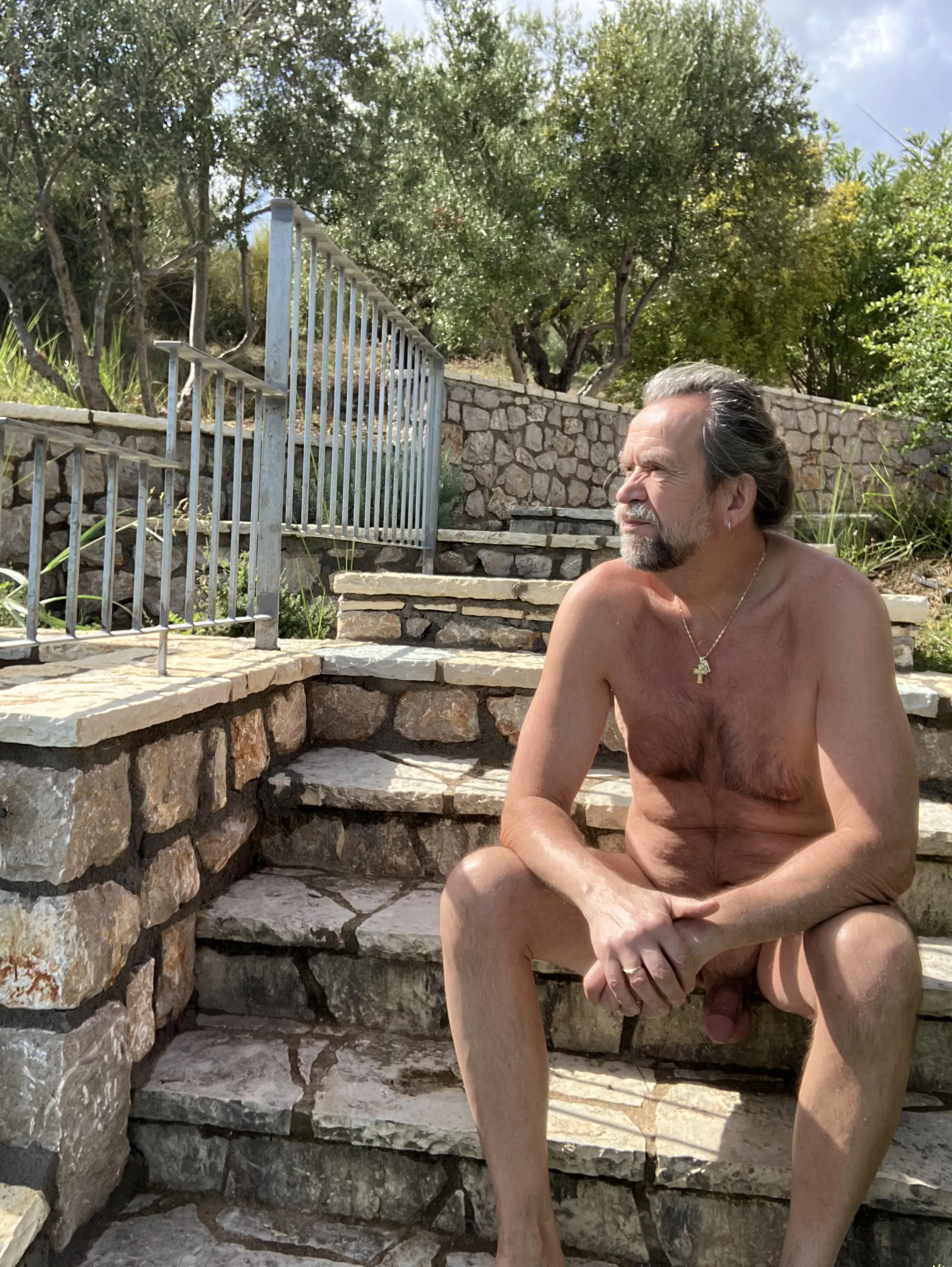 Just sitting in the garden