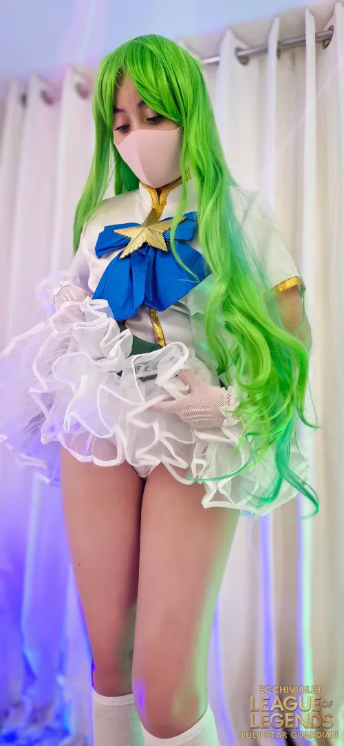 Lulu Star Guardian skin cosplay by ecchiviolet