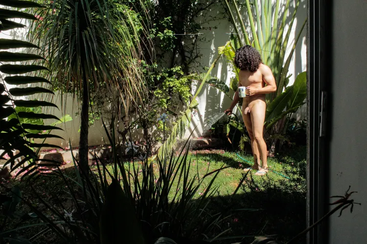 Me, my plants and a coffee