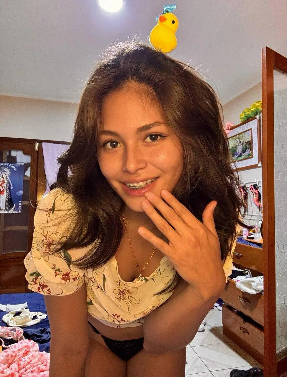 We secretly having an affair, and I am the  inferior asian babysitter.