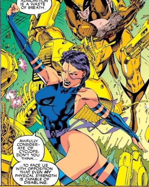 Beautiful psylocke [X-men #1 1991]