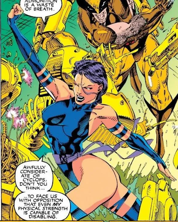 Beautiful psylocke [X-men #1 1991]
