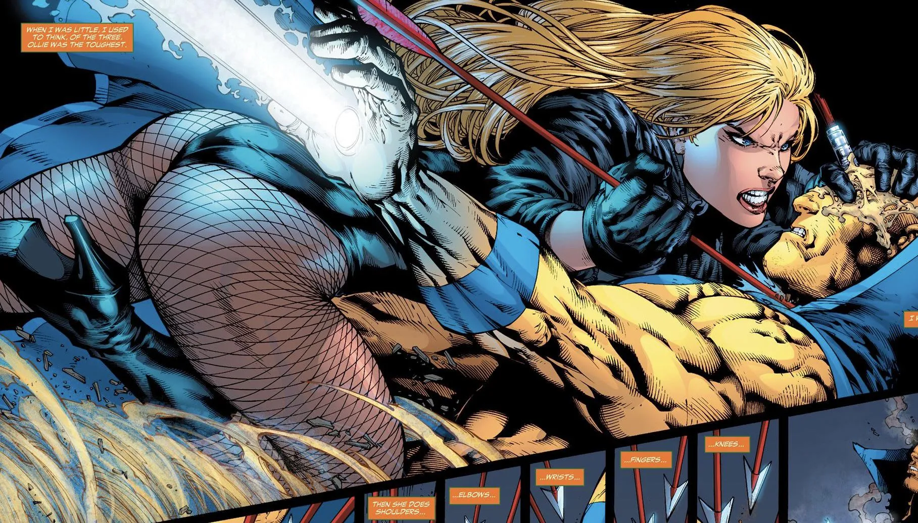 Black Canary is always ready for action [Justice League of America vol. 2 #3]