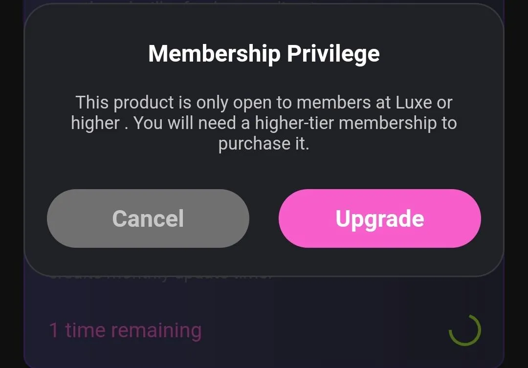 Lmao this is actually ridiculous, was gonna spend $25 for extra messages, now I will spend $0 and wait for my premium subscription to end in november and move on from the app, good job Crushon!
