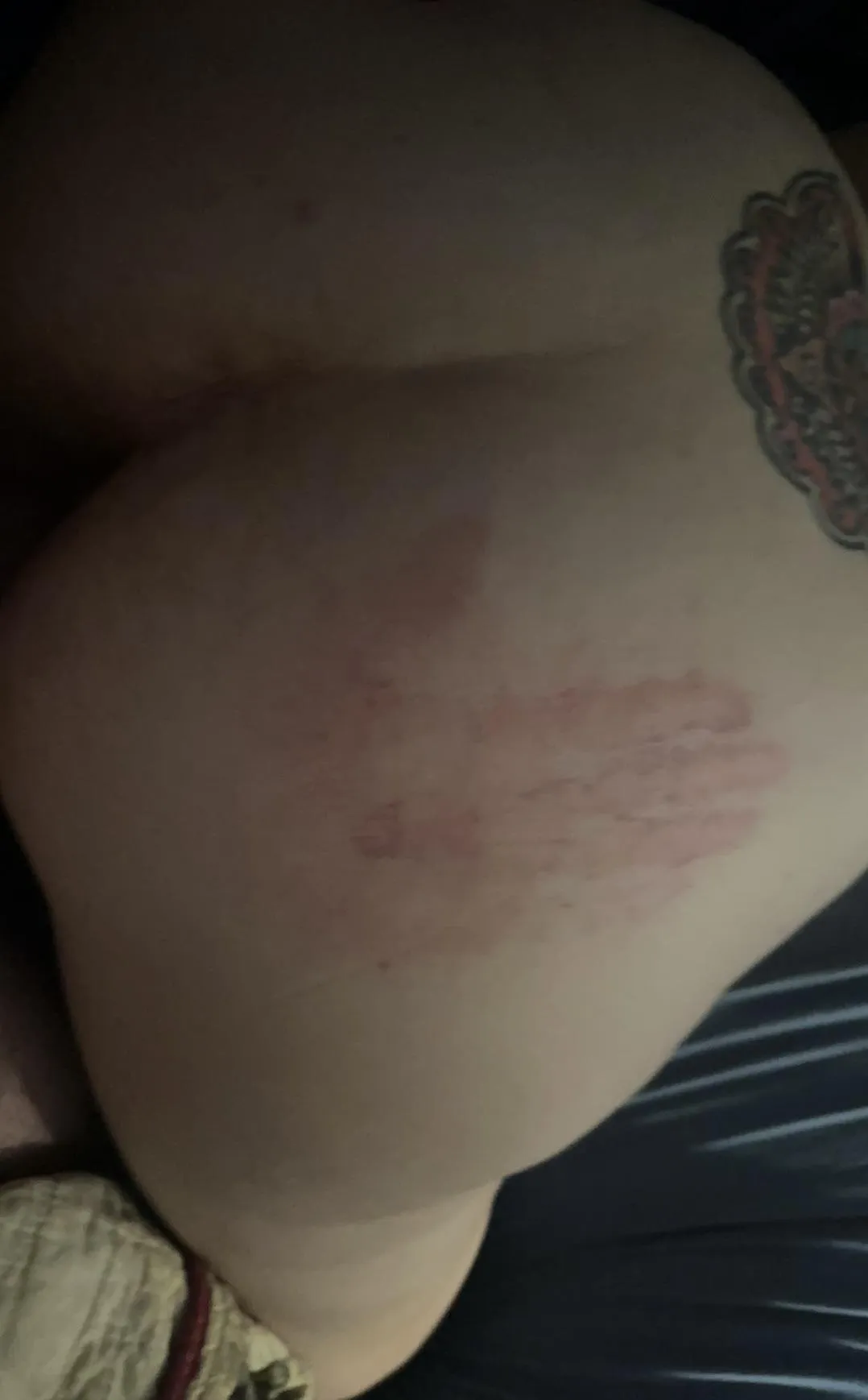 This is how you keep my big ass in line [F]